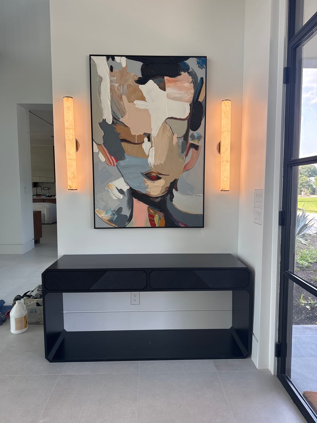 Customer photo review of Soul - Abstract Portrait Wall Art