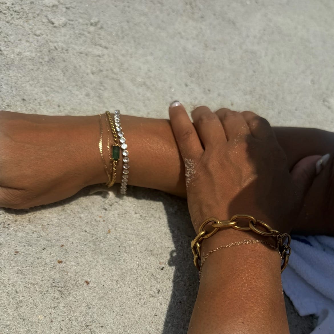 Customer photo review of Martina® Classic Tennis Bracelet