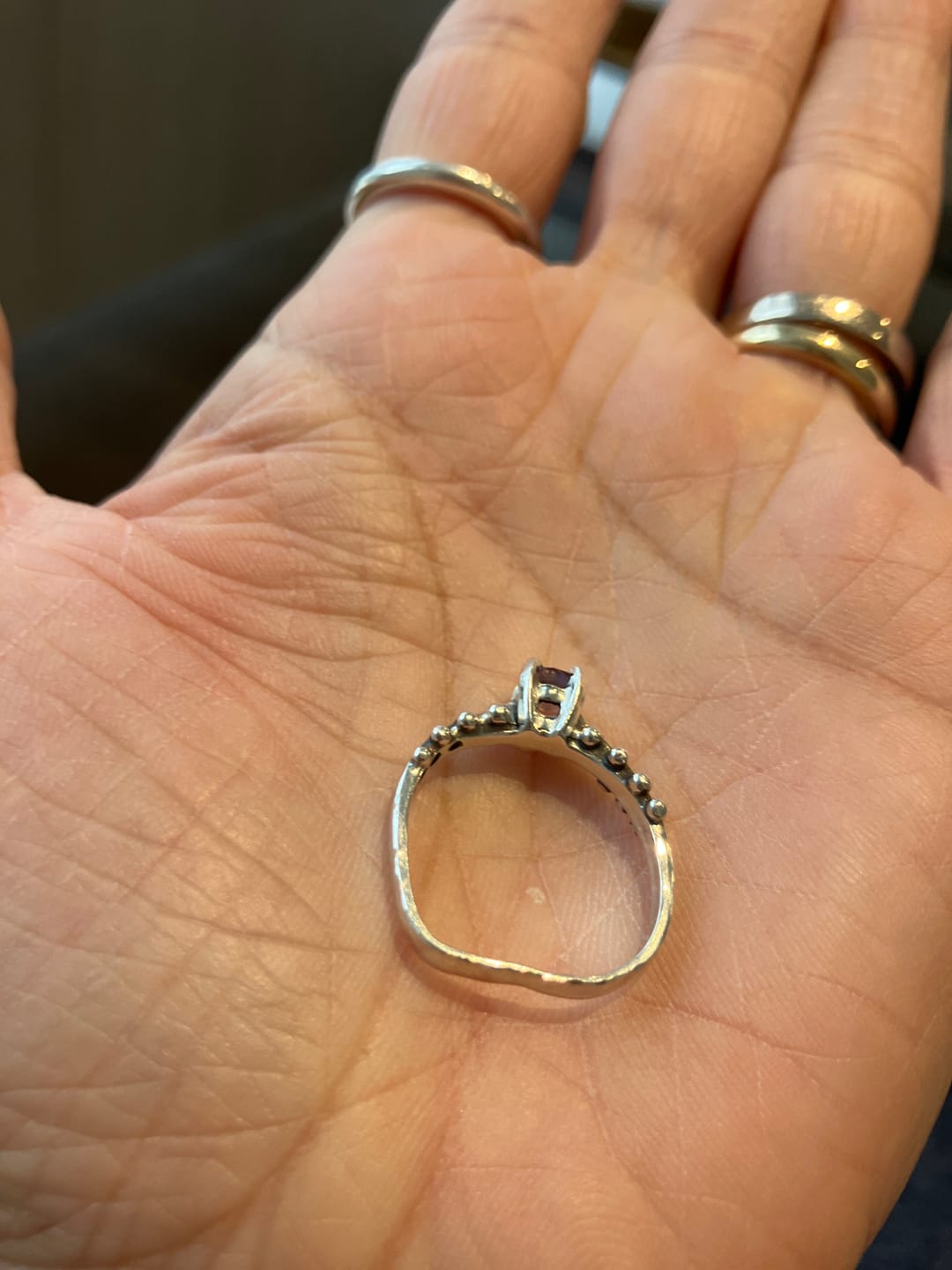 Customer photo review of Anillo Flo Pituco / Piedra a elección