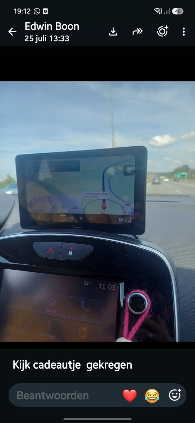 Customer photo review of CarPlay Scherm