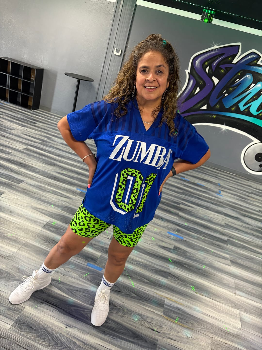 Customer photo review of Dale-Z High Waisted Biker Shorts