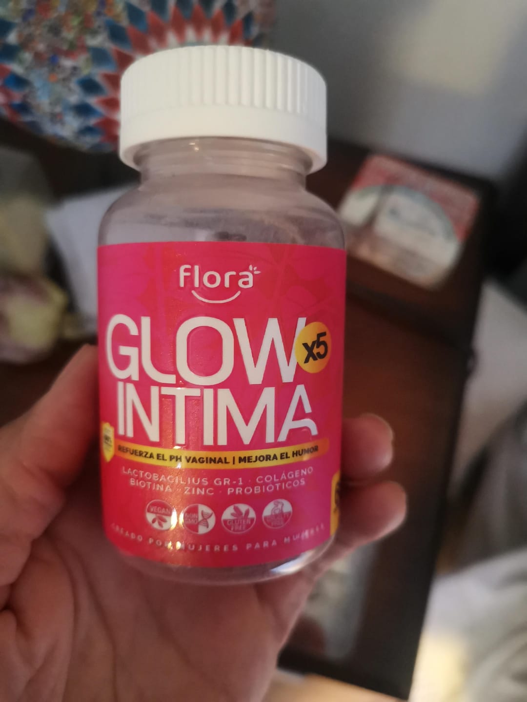 Customer photo review of Probióticos Íntimos para Candidiasis Recurrente, Flora y pH Vaginal