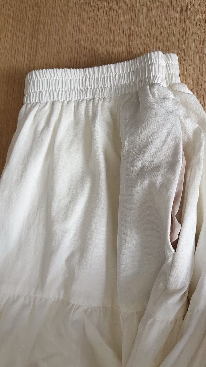 Customer photo review of 3-Tier Flowy Maxi Skirt