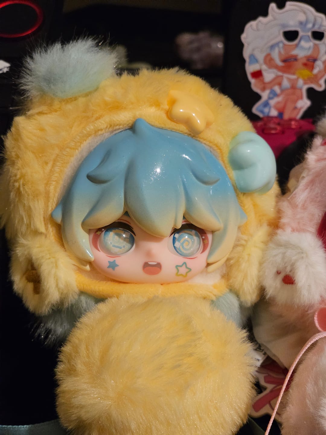 Customer photo review of Antoo's Mini Paradise Series Plush Keychain Blind Box