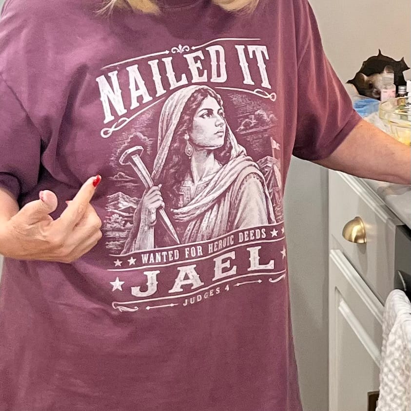 Customer photo review of Jael T-Shirt