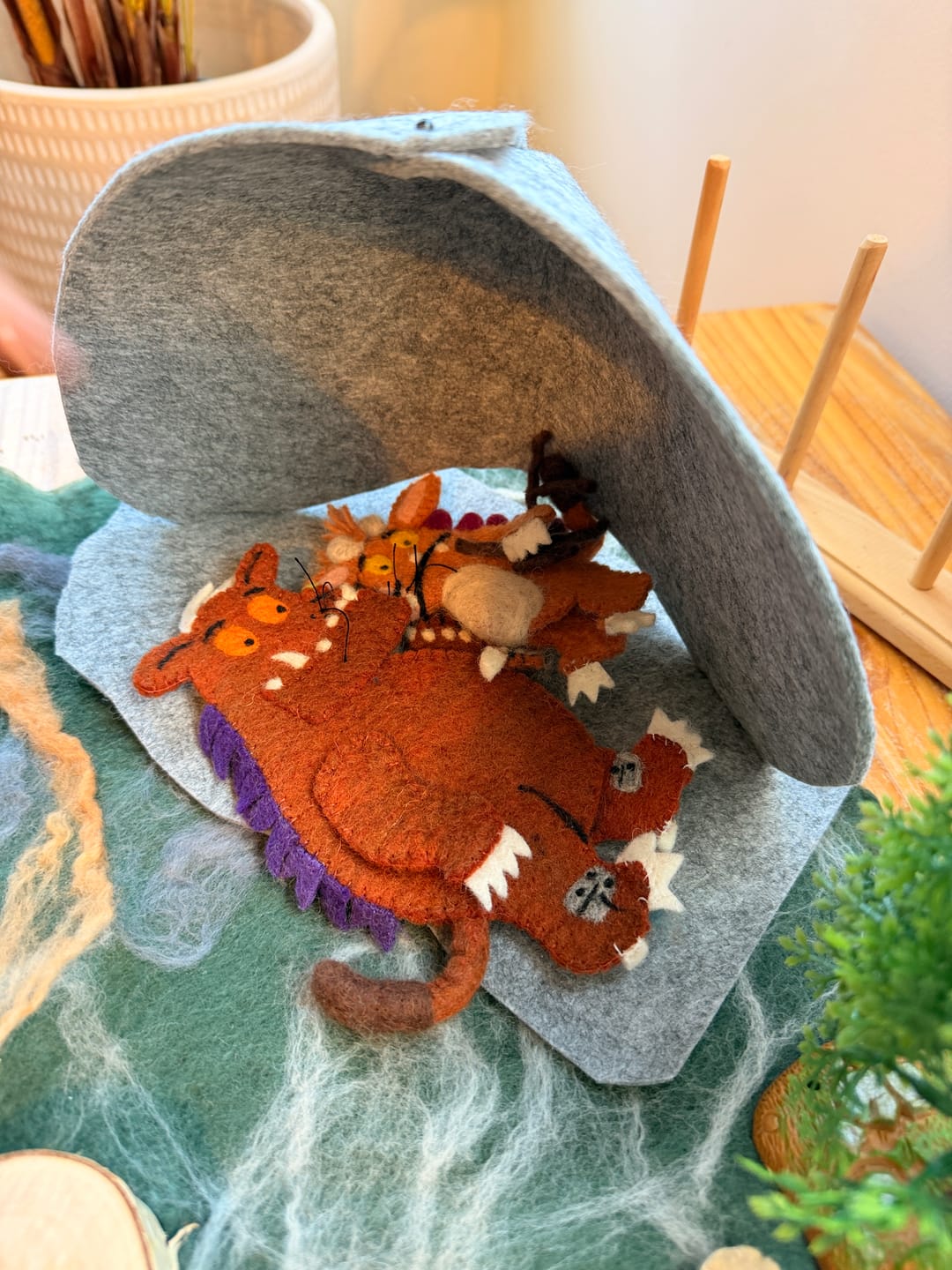 Customer photo review of The Gruffalo's Child® Finger Puppets Set