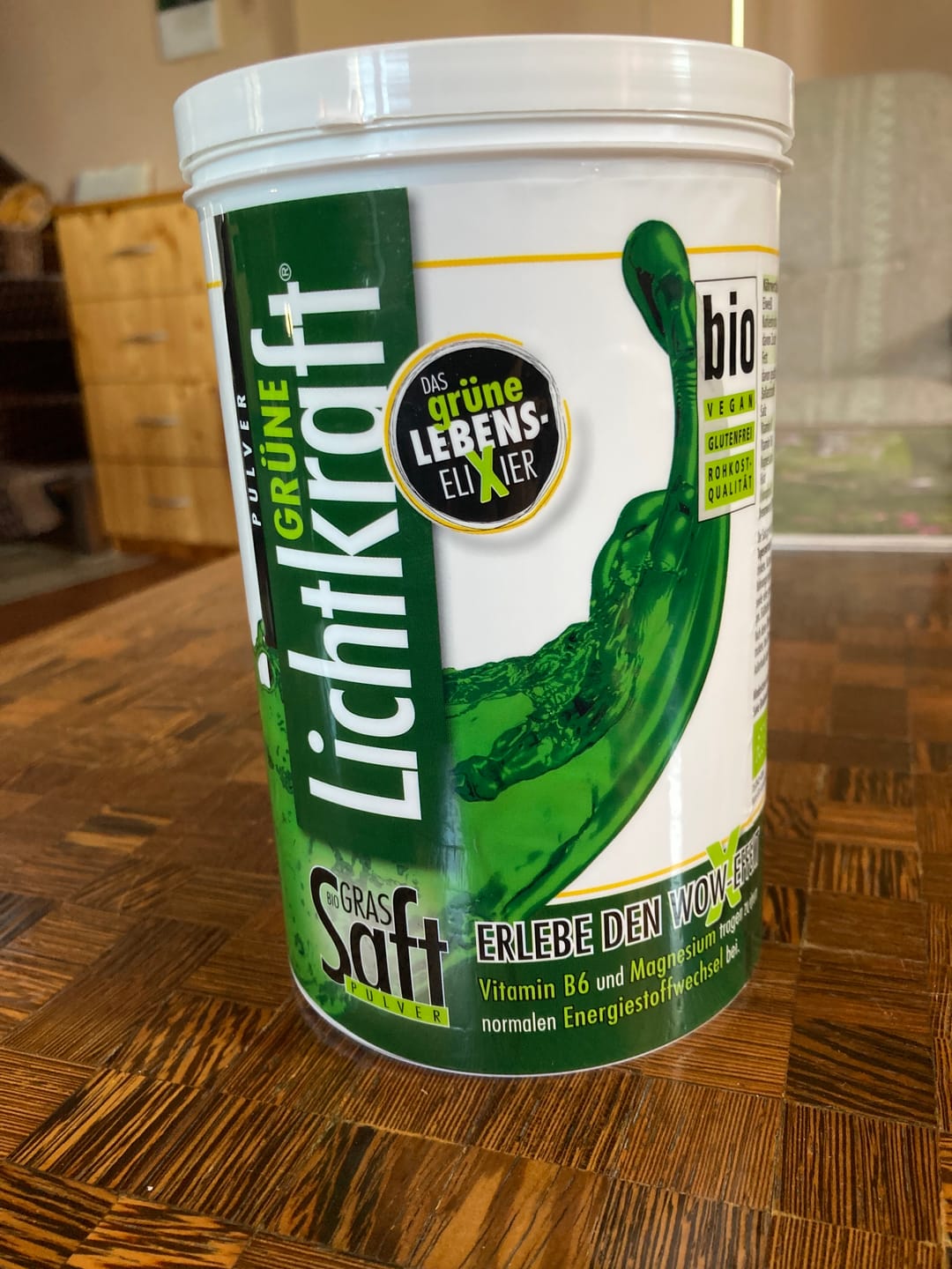 Customer photo review of Gerstengrassaftpulver Bio "Grüne Lichtkraft"