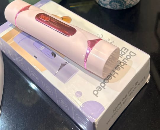 Customer photo review of Depiladora Eléctrica Multifunción 2 en 1 - Dual Head - Recargable USB-C