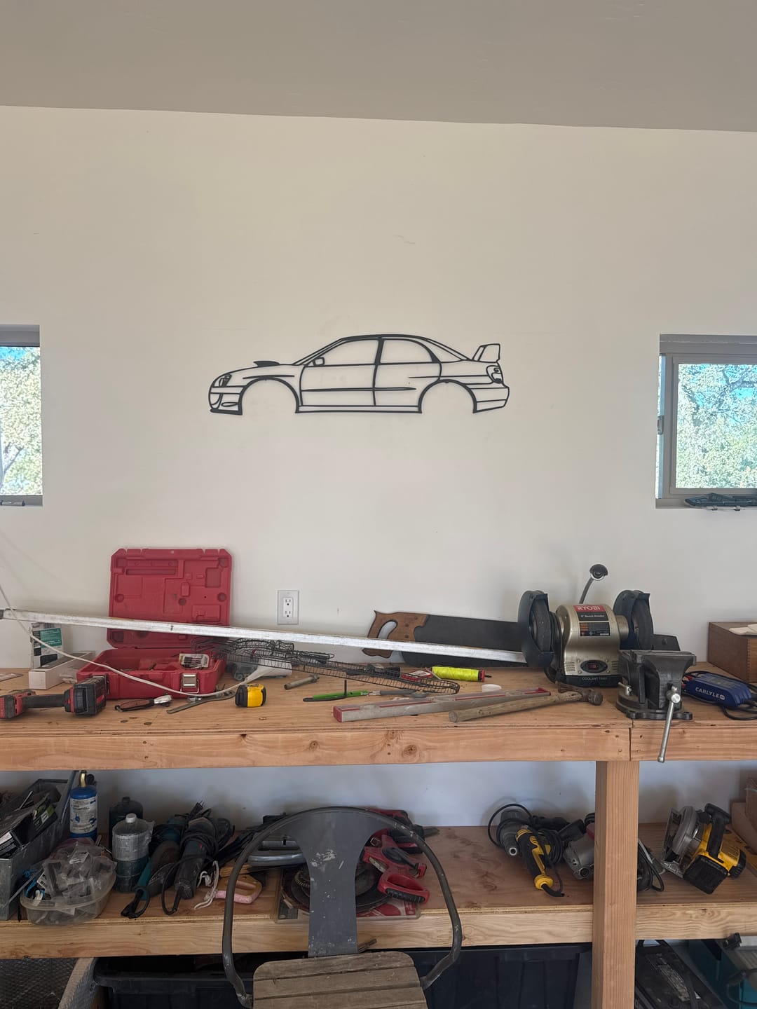 Customer photo review of Subaru Impreza Blobeye Metal Silhouette