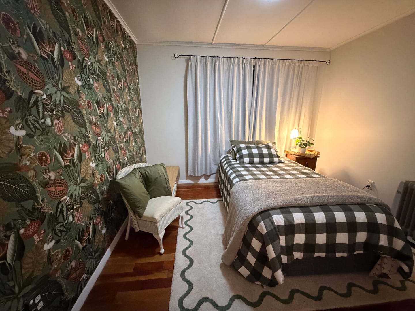 Customer photo review of Reverie Wonderland Wallpaper - Sage