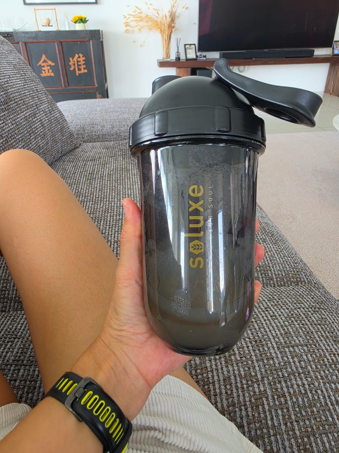 Customer photo review of Soy Protein Isolate - Dark Chocolate