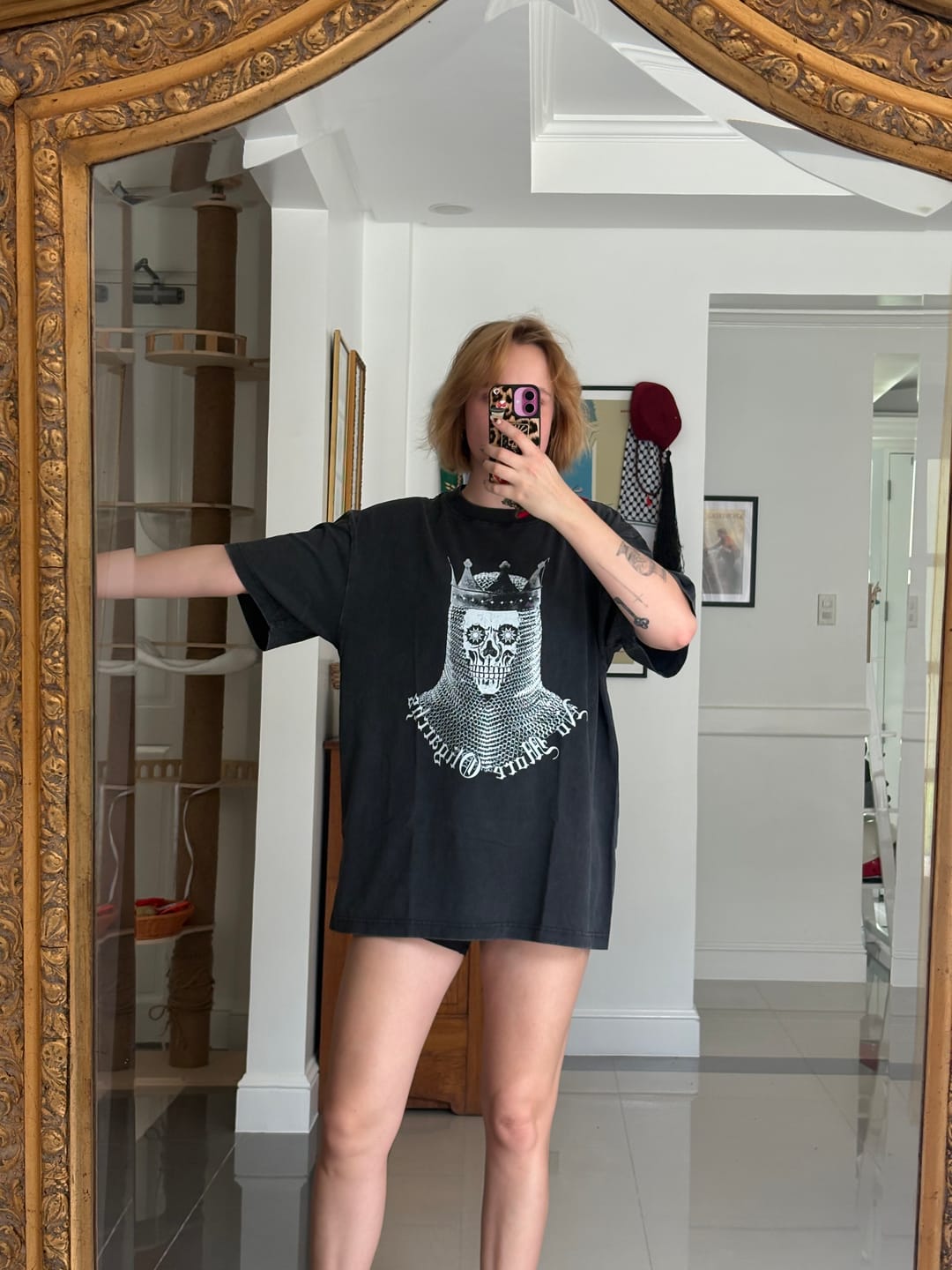 Customer photo review of No More Oligarchs Oversized Tee