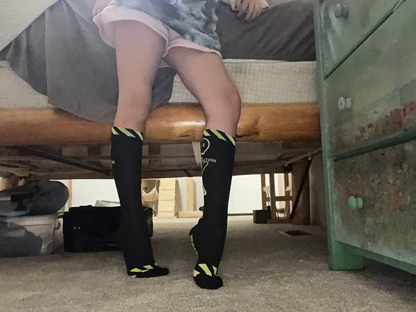 Customer photo review of Murder Drones Stockings