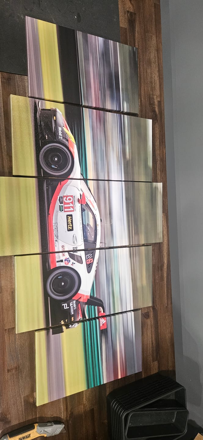 Customer photo review of Custom 5 Panel Canvas Print Wall Art - Do It Yourself (DIY) Or Let Us Do It For You (LUDIFY)!