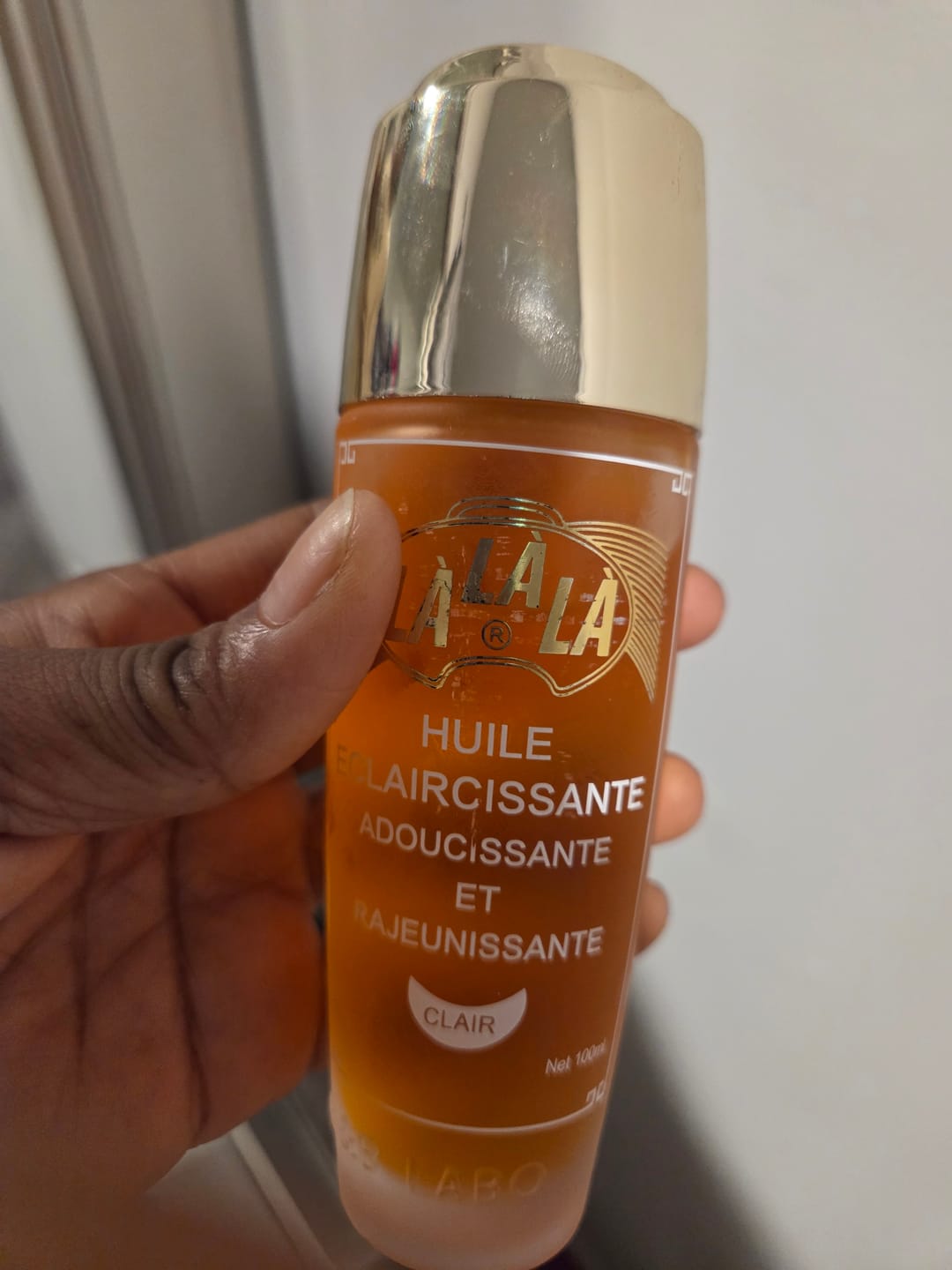 Customer photo review of Lalala Huile Eclaircissante Lightening Oil