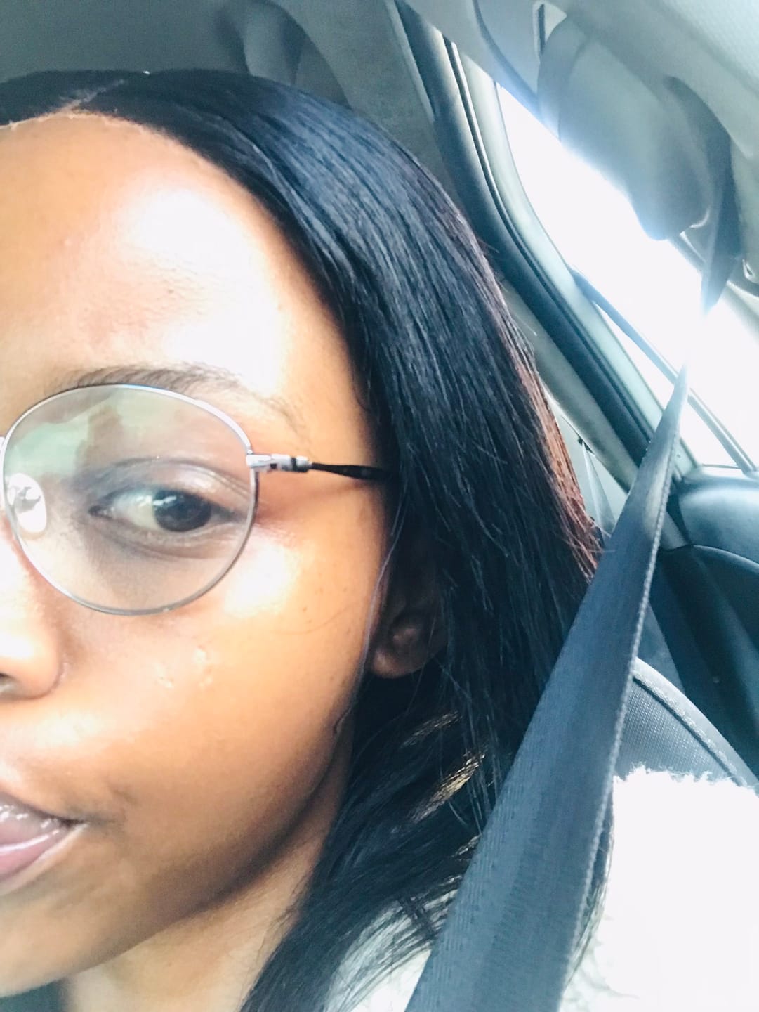 Customer photo review of Peruvian 6x4 Pre Cut Straight Lace Wig 12 Inch