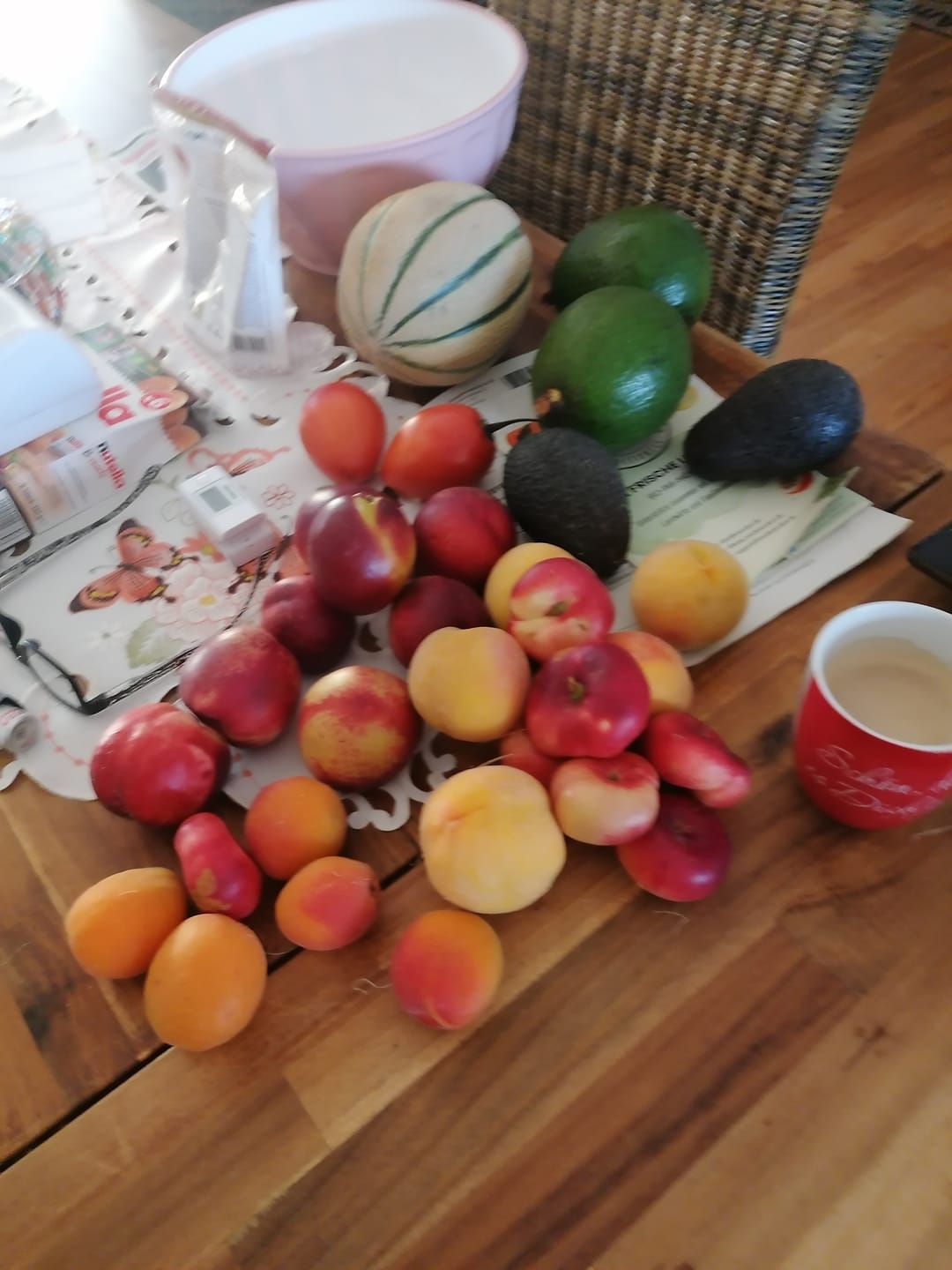 Customer photo review of Steinobst-Mix Bio "Sonnenküsse" Box