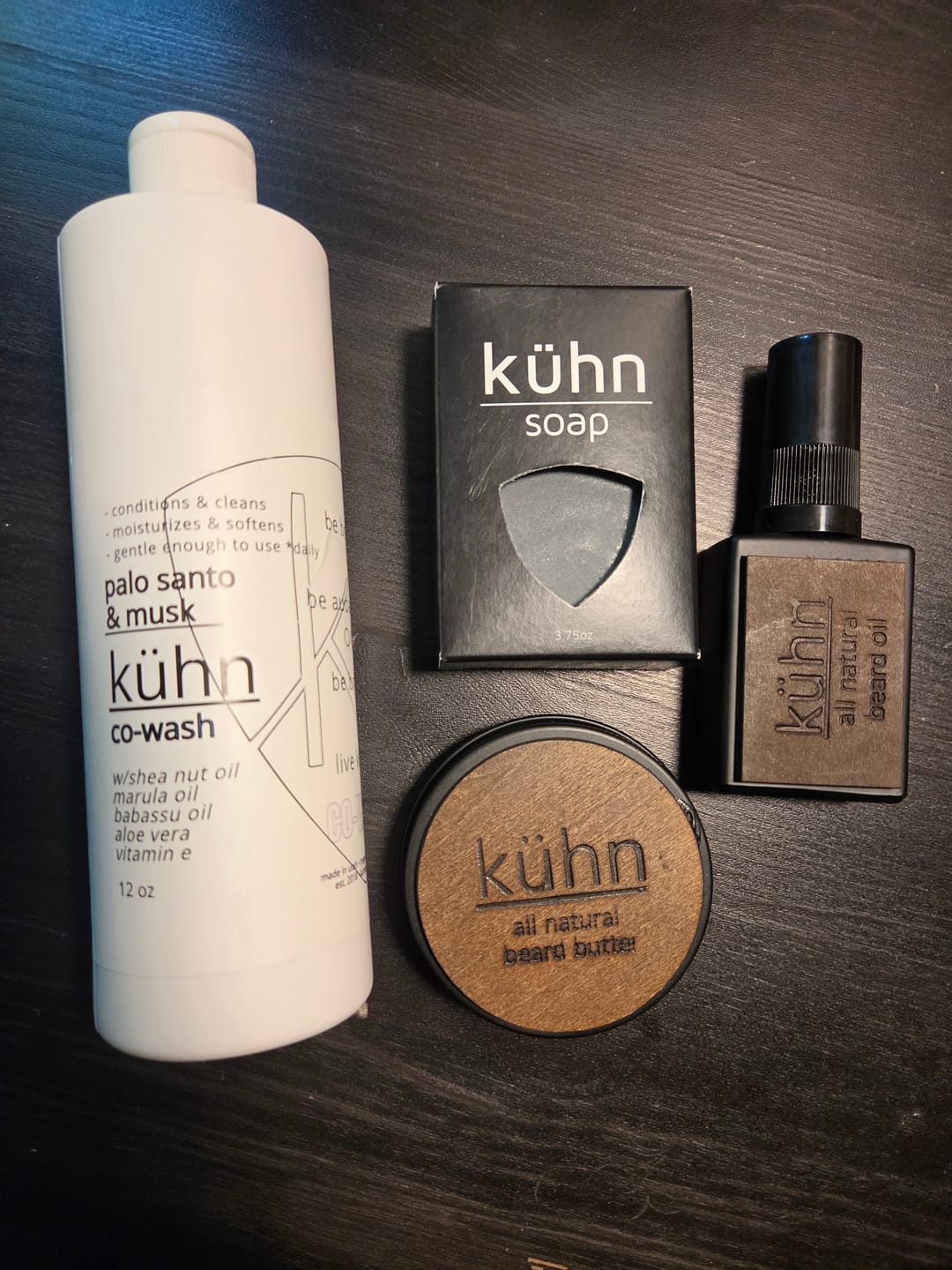 Customer photo review of All Natural Beard Butter By Kuhn Products - 2 oz All Natural
