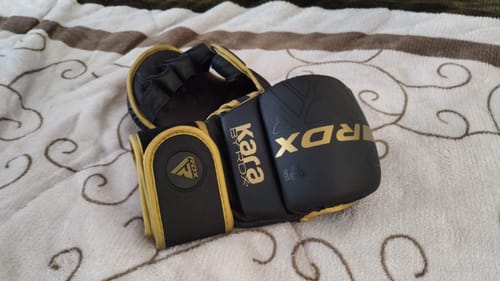 Customer photo review of Guantes de Combate para MMA y Grapping RDX Kara F6 - 7oz