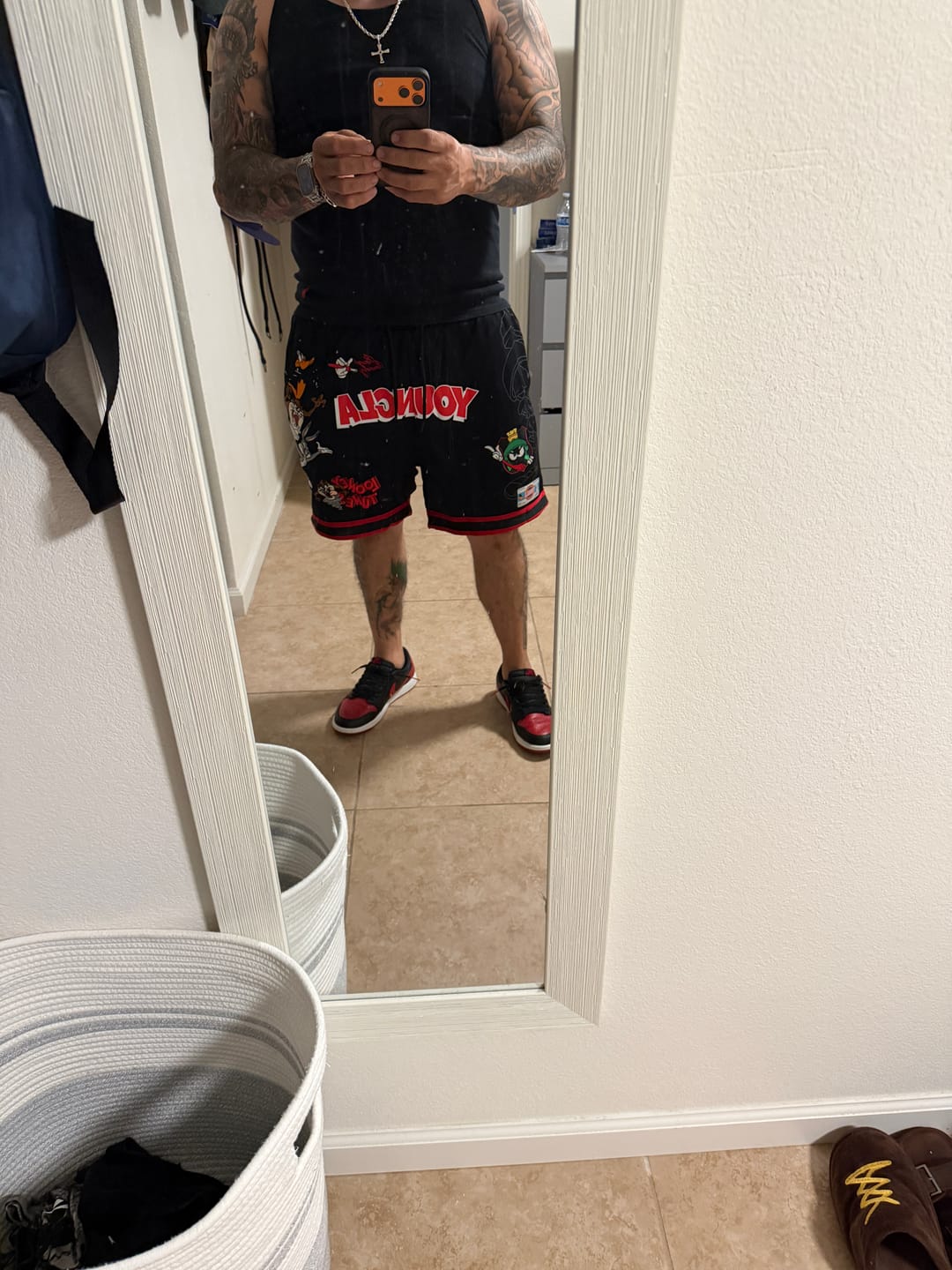 Customer photo review of 1071 - Looney Tunes Embroidered Patch Shorts