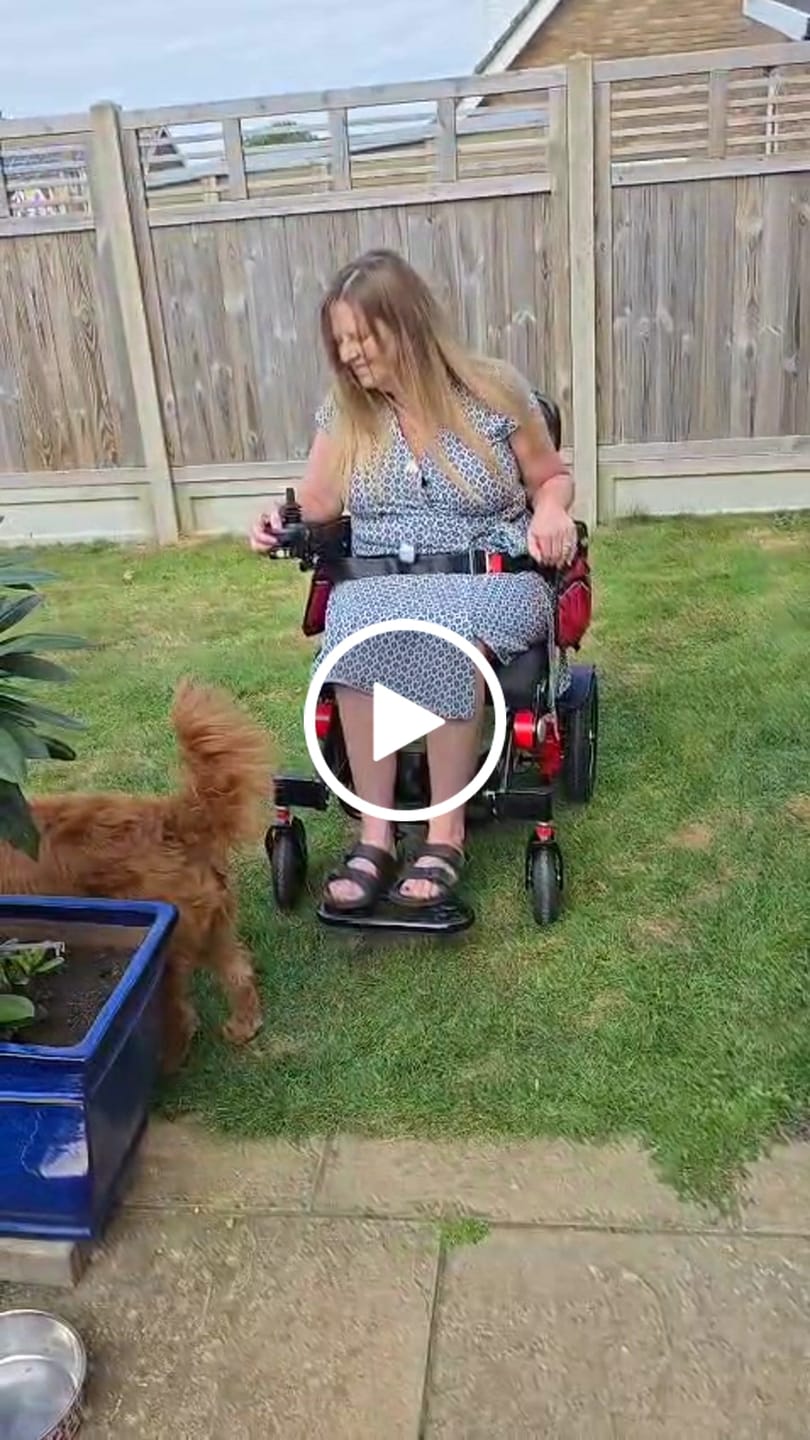Customer video review of 24V 12Ah Lithium-ion Battery for V3 Freedom Pro Powerchair