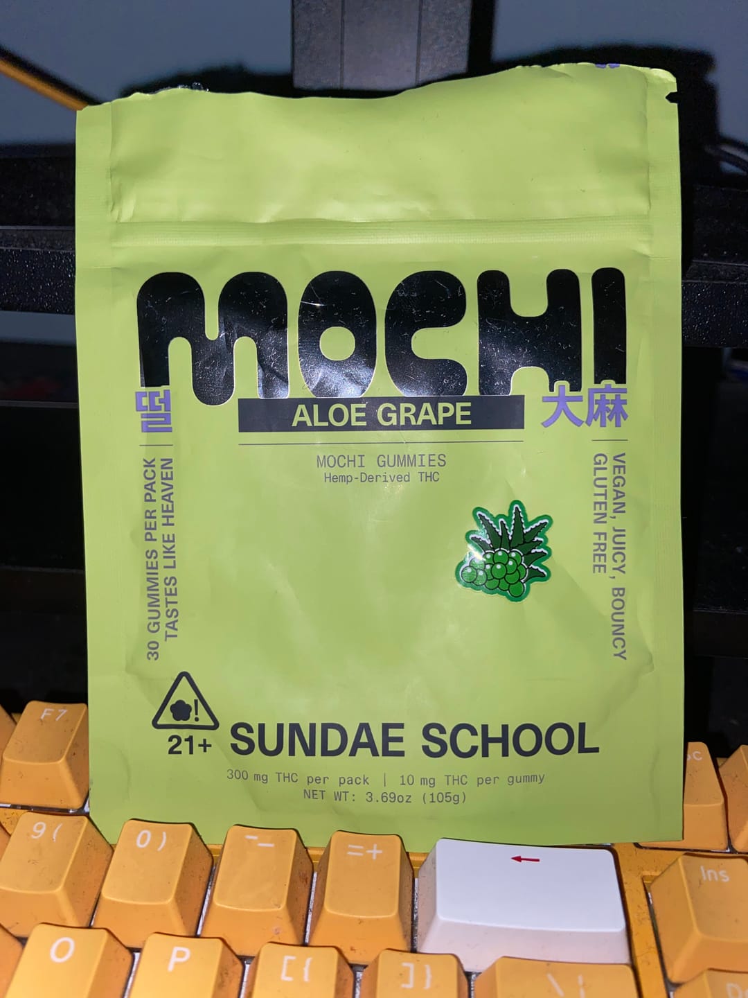 Customer photo review of Aloe Grape (10mg) Value Pack