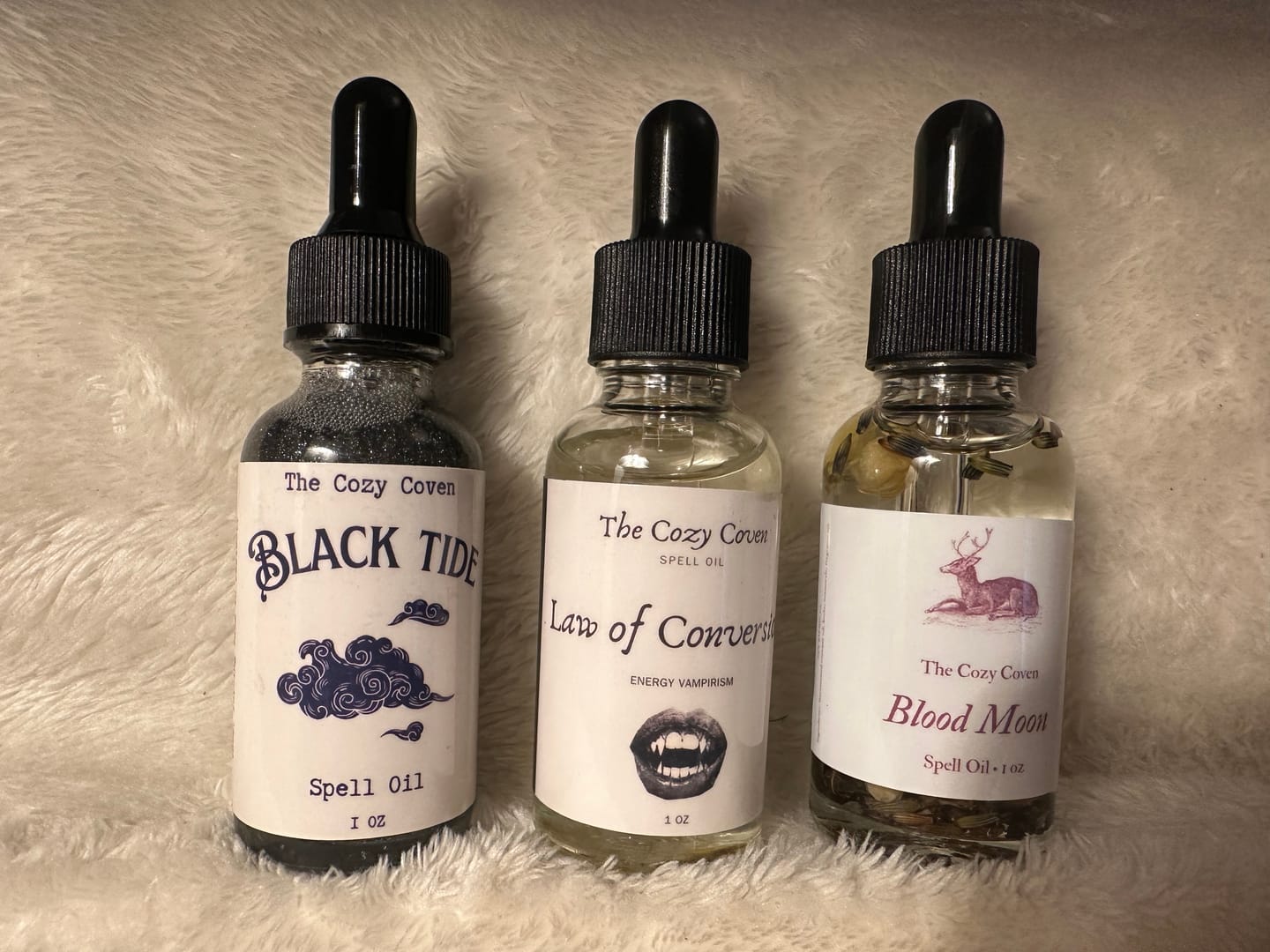Customer photo review of Blood Moon - Grounding Spell Oil