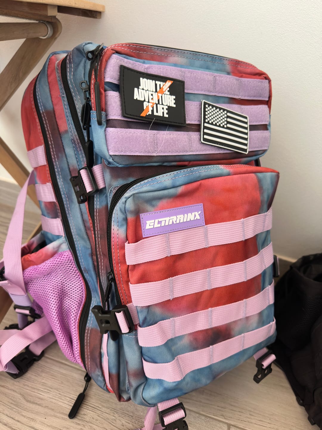 Customer photo review of Mochila Táctica V1 All In 45L Nebula