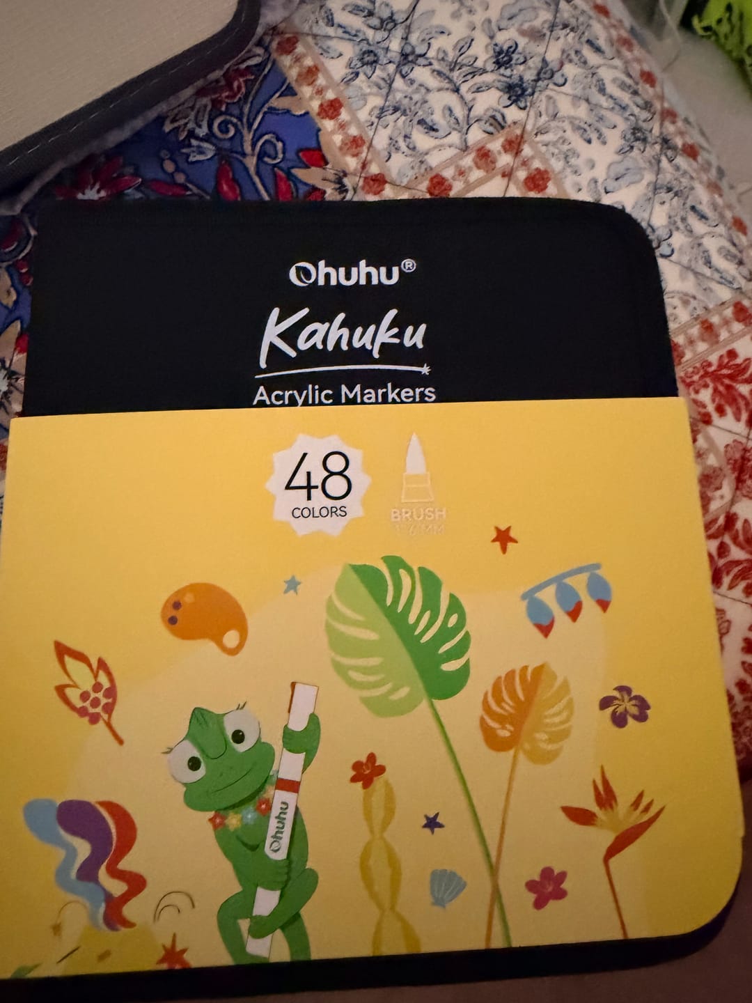 Customer photo review of Ohuhu Nahuku Direct-ink Acrylic Markers