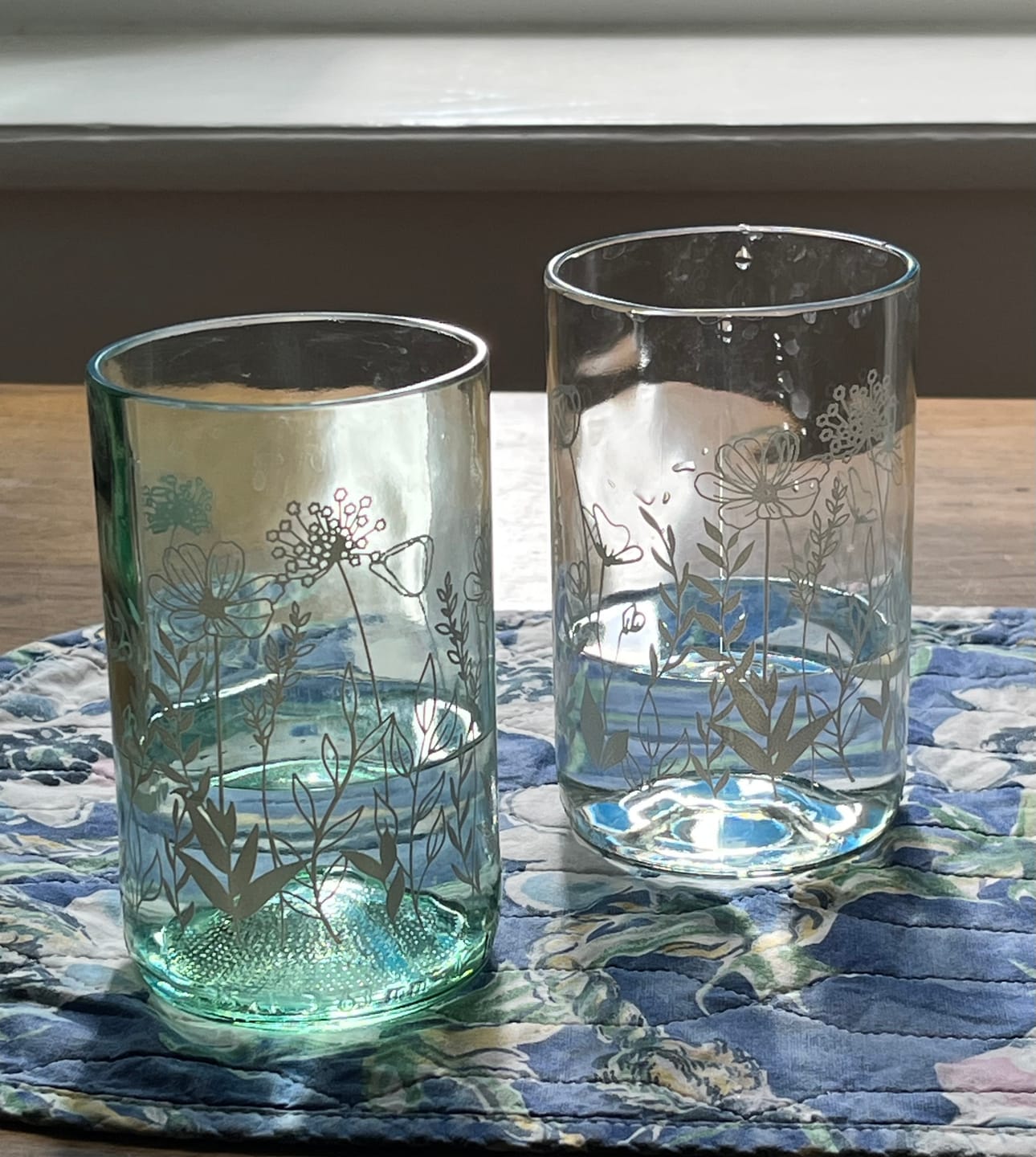 Customer photo review of Printemps - Set de 4 verres recyclés