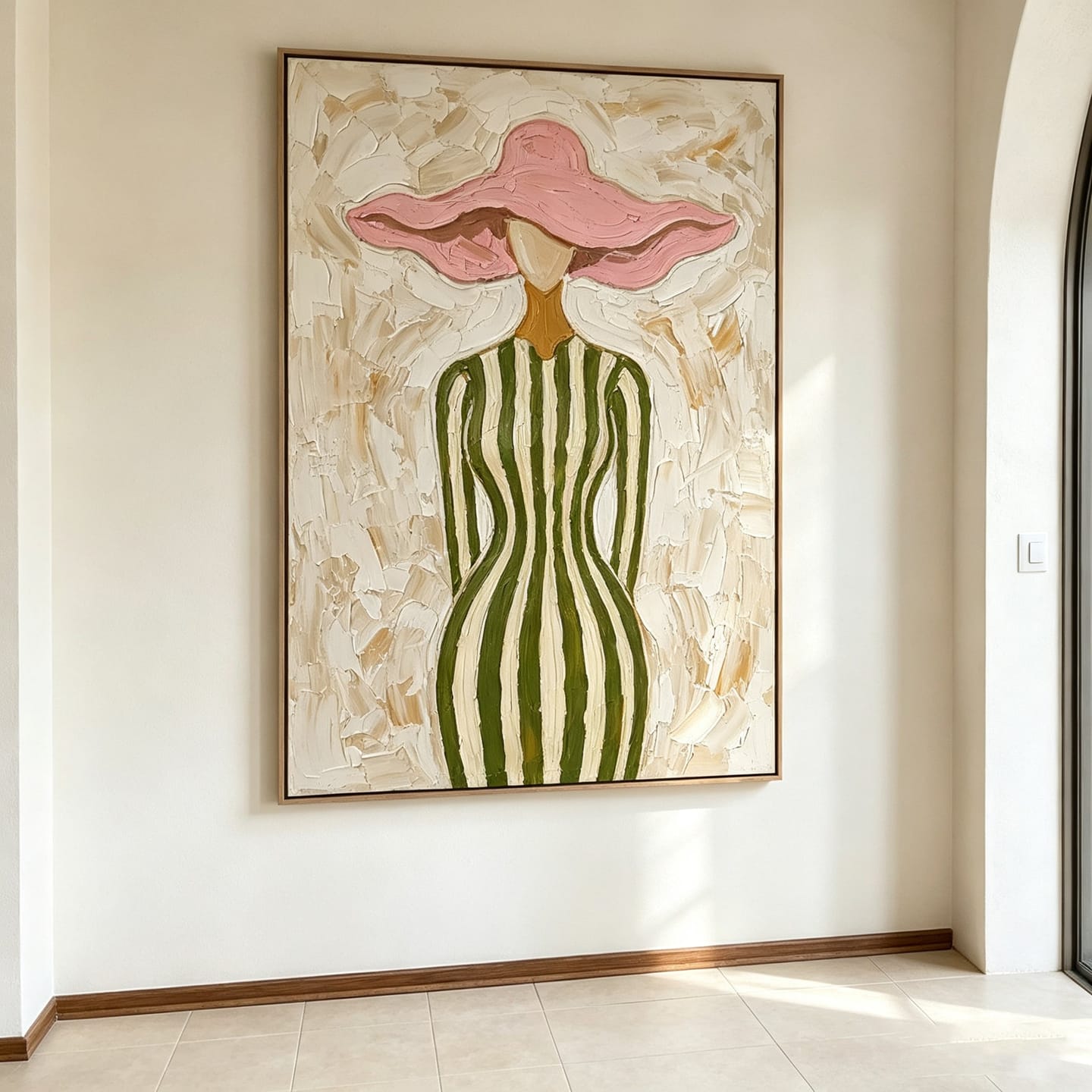 Customer photo review of Pink Canopy-Fashion Figure Painting