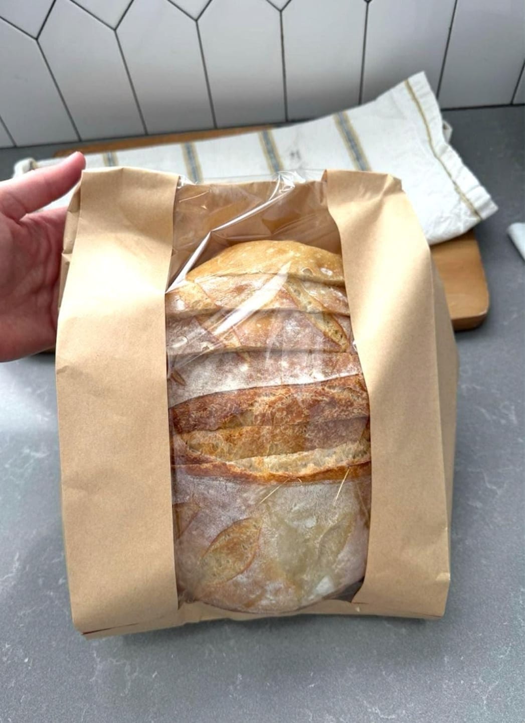 Customer photo review of Premium Heritage 100% Cotton-Beeswax Bag