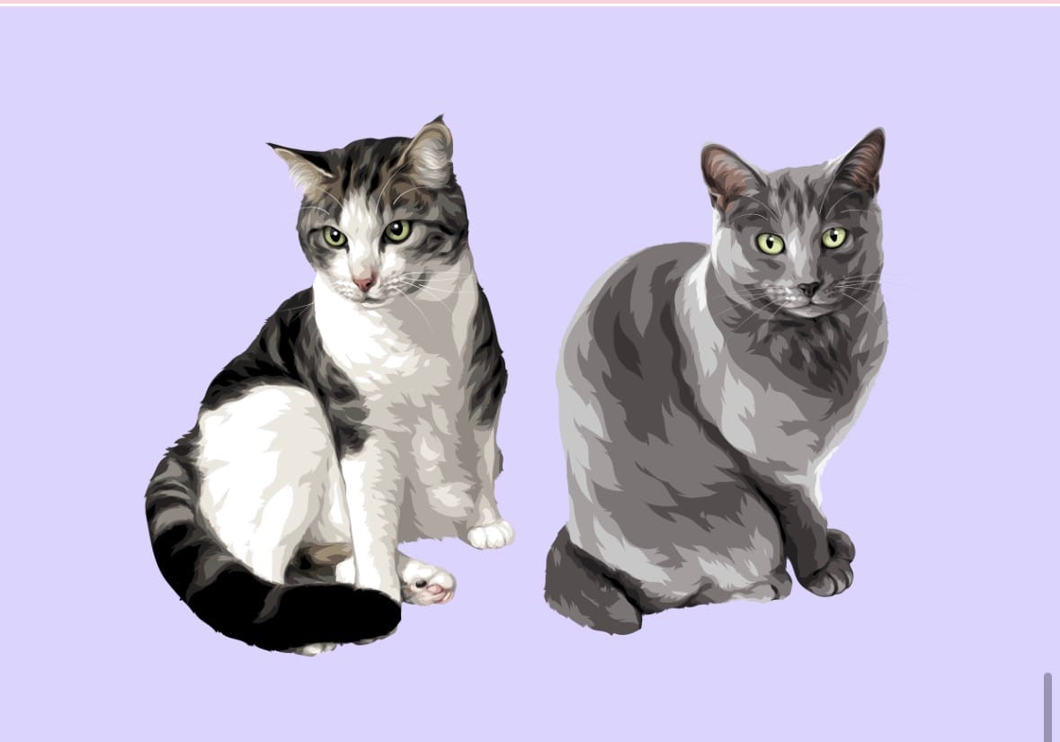 Customer photo review of Pet Portrait