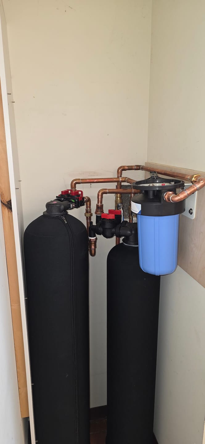 Customer photo review of SoftPro Fluoride & Chlorine+ SUPER Filter (Whole House Catalytic + Bone Char Carbon Filter)