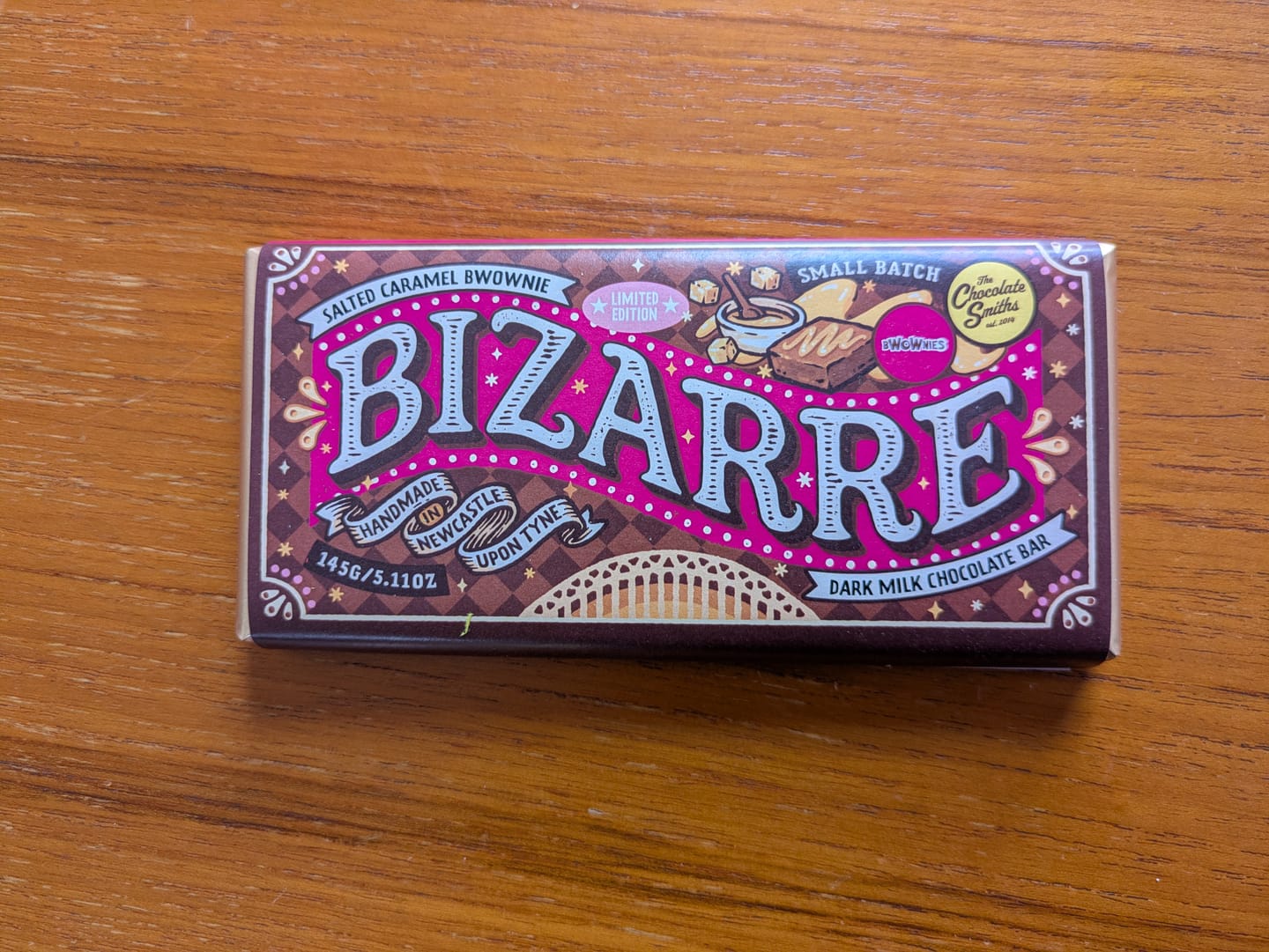 Customer photo review of Salted Caramel Switch up 'Bwownie' Bizarre Bar 145g