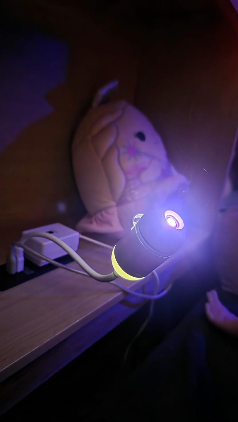 Customer photo review of Litlamp® Holografischer Nachtlichtprojektor