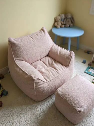 Customer photo review of DODO BEAN BAG - BOUCLE CAMEL
