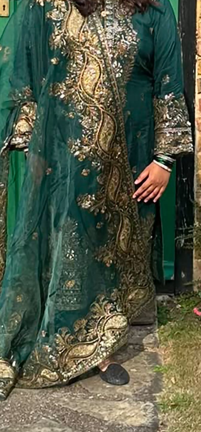 Customer photo review of S-03-R - Zaib - Readymade - Shagna Premium Raw Silk 2024