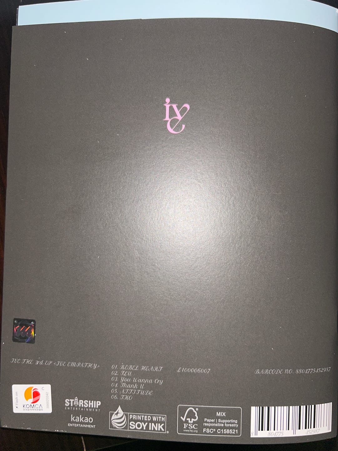 Customer photo review of [02/16 1:1 VIDEO CALL EVENT BY MAKESTAR] IVE - IVE EMPATHY (ALBUM ver.) (PRE-ORDER)