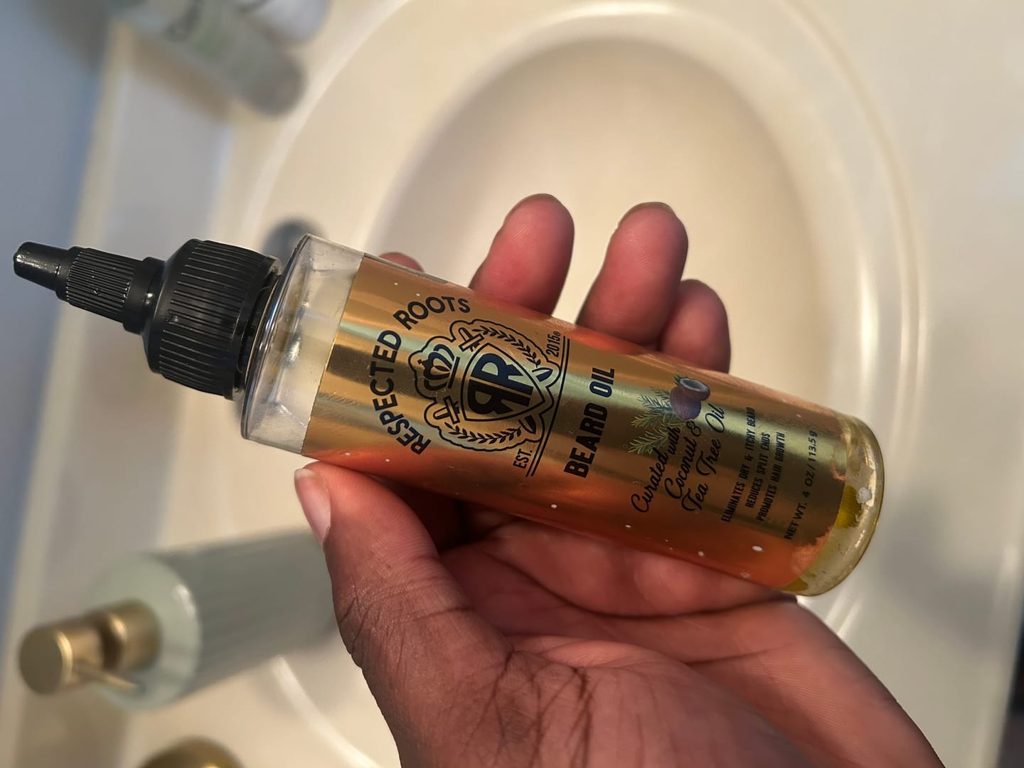 Customer photo review of Beard Care Kit