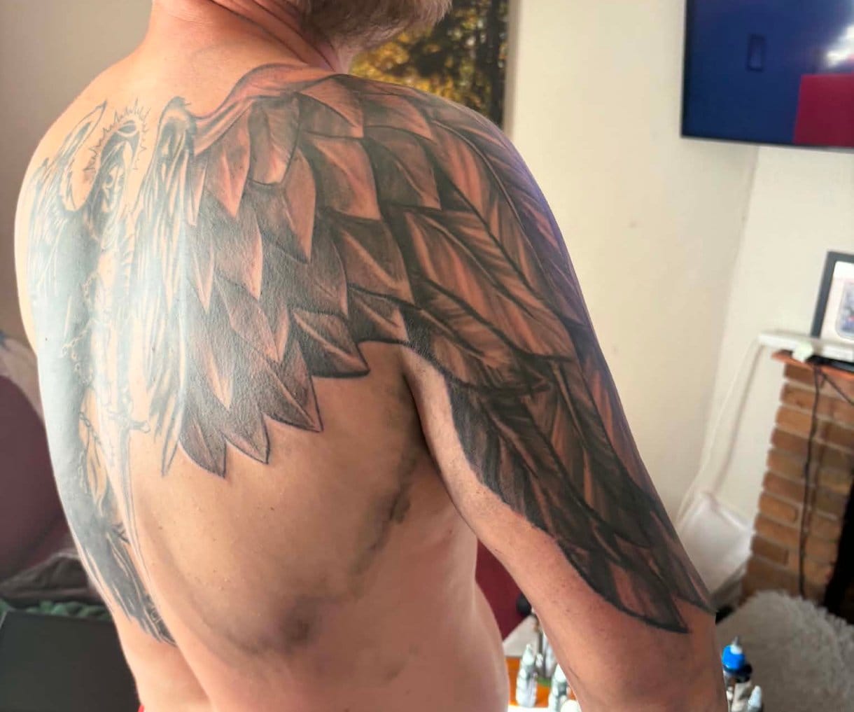 Customer photo review of TattooNumbx Numbing Cream