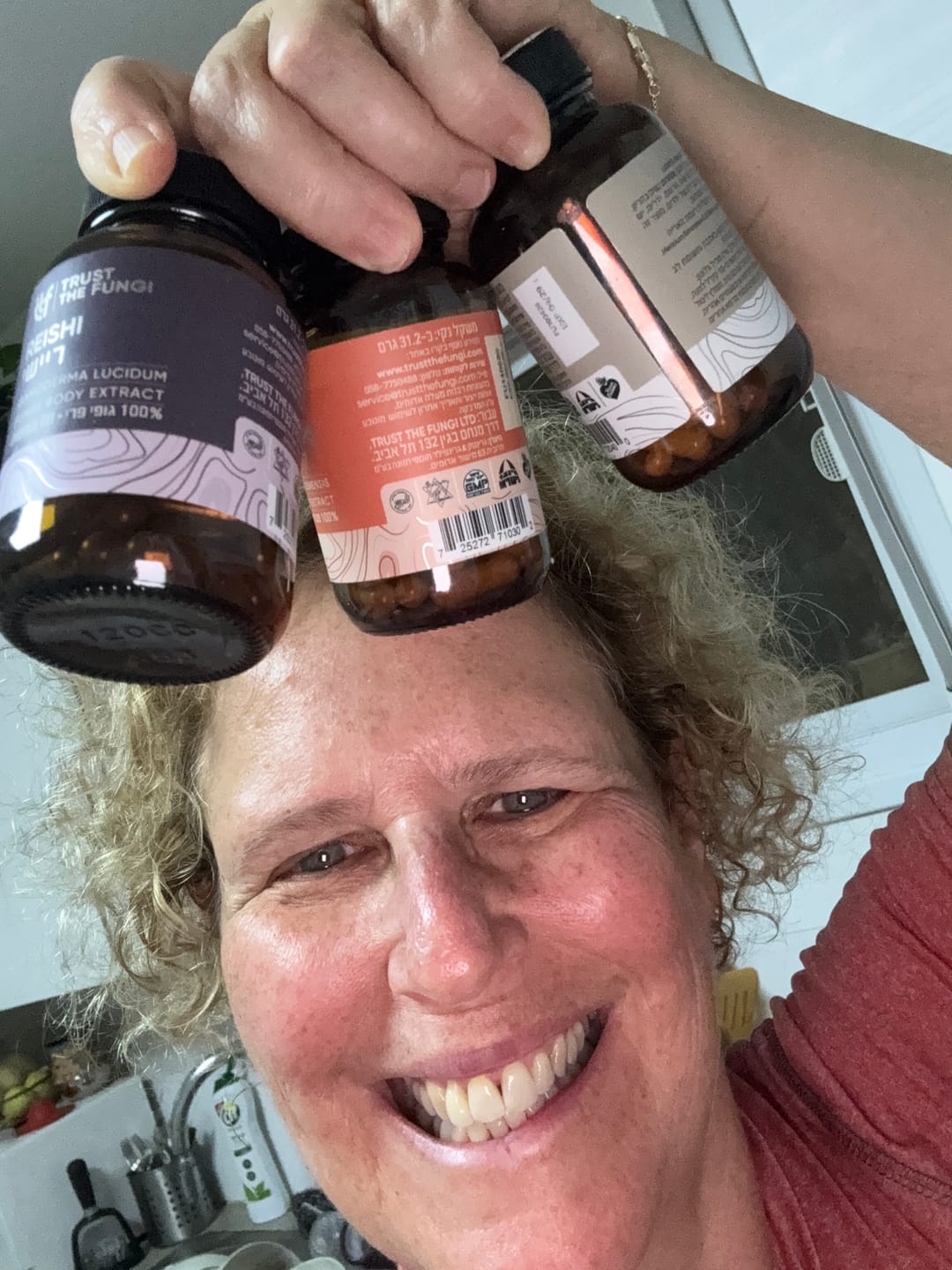 Customer photo review of משולש האיזון - רוגע ,מוח ואנרגיה - קורדיספס + ריישי + רעמת האריה  - מיצוי 100% פטריות בשיטת FBE