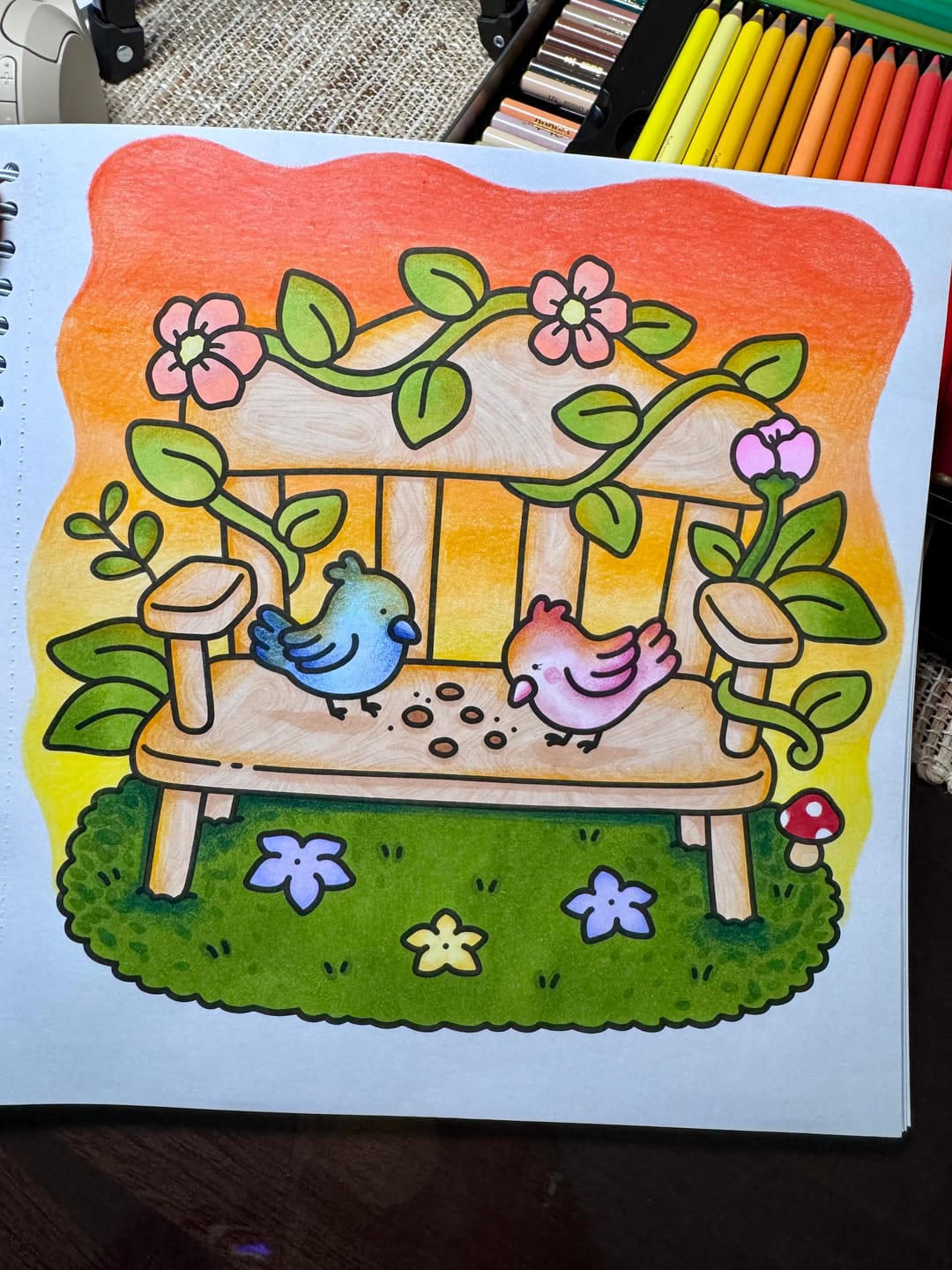 Customer photo review of Ohuhu Halawa Series 72 Colors Oil-based Colored Pencils
