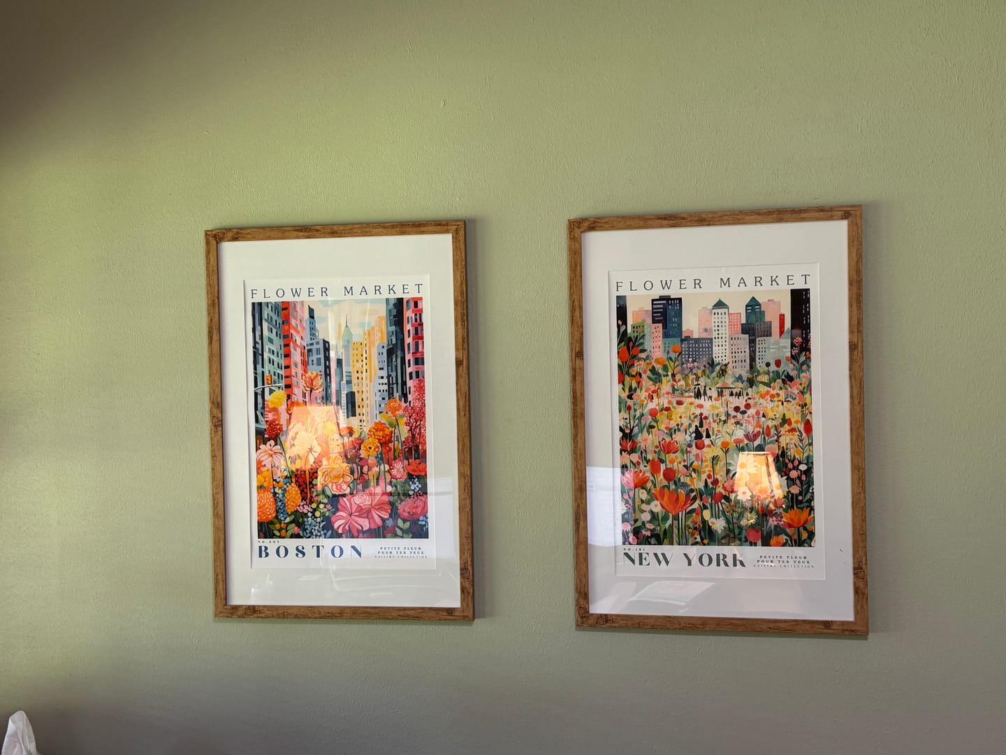 Customer photo review of New York Flower Poster
