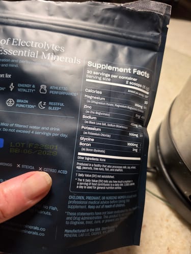 Customer photo review of Essential Mineral Mix