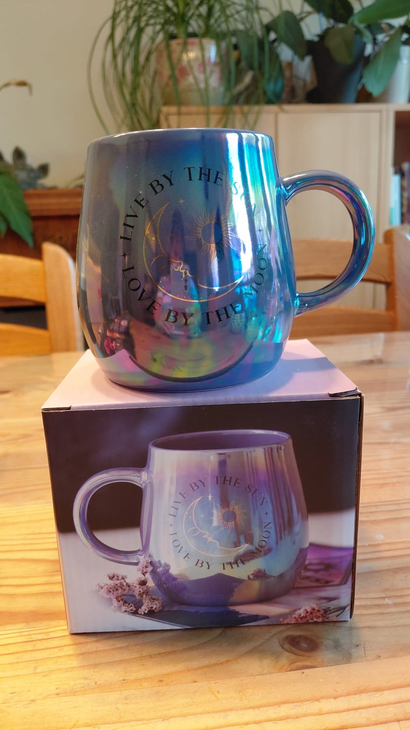 Customer photo review of Sonne & Mond Tasse – Mystischer Schimmer für magische Momente
