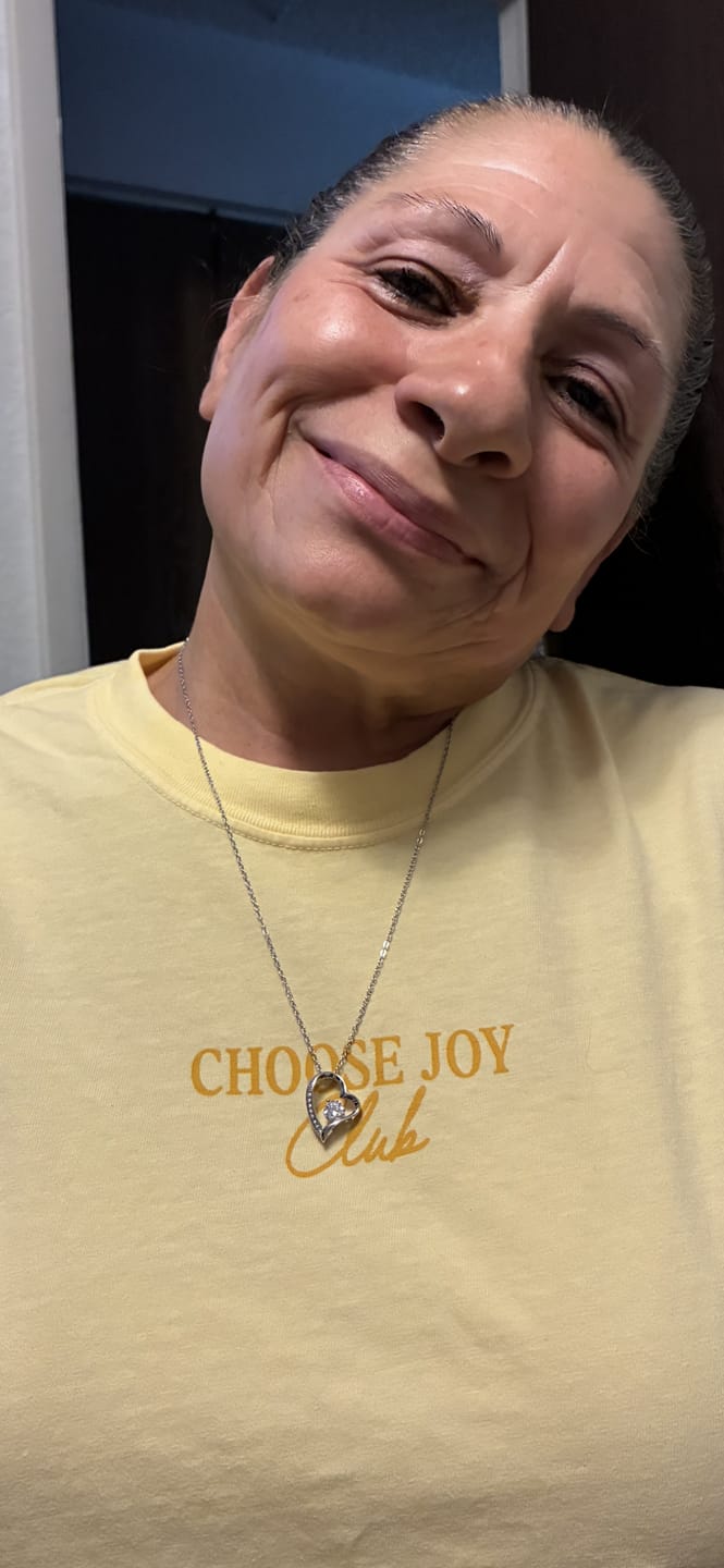 Customer photo review of Future Wife Gift, "Best Thing That Ever Happened To me" Heart Necklace