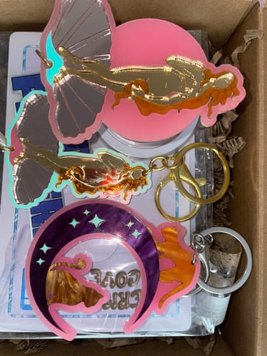 Customer photo review of Birth of Venus Bag Charm