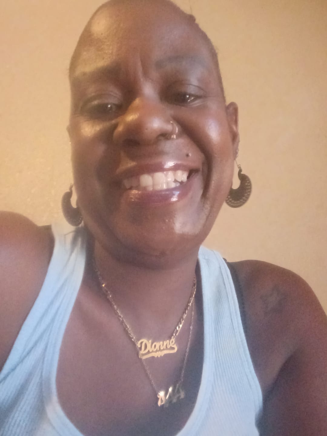 Customer photo review of Kids Diamond Cut Heart Name Necklace