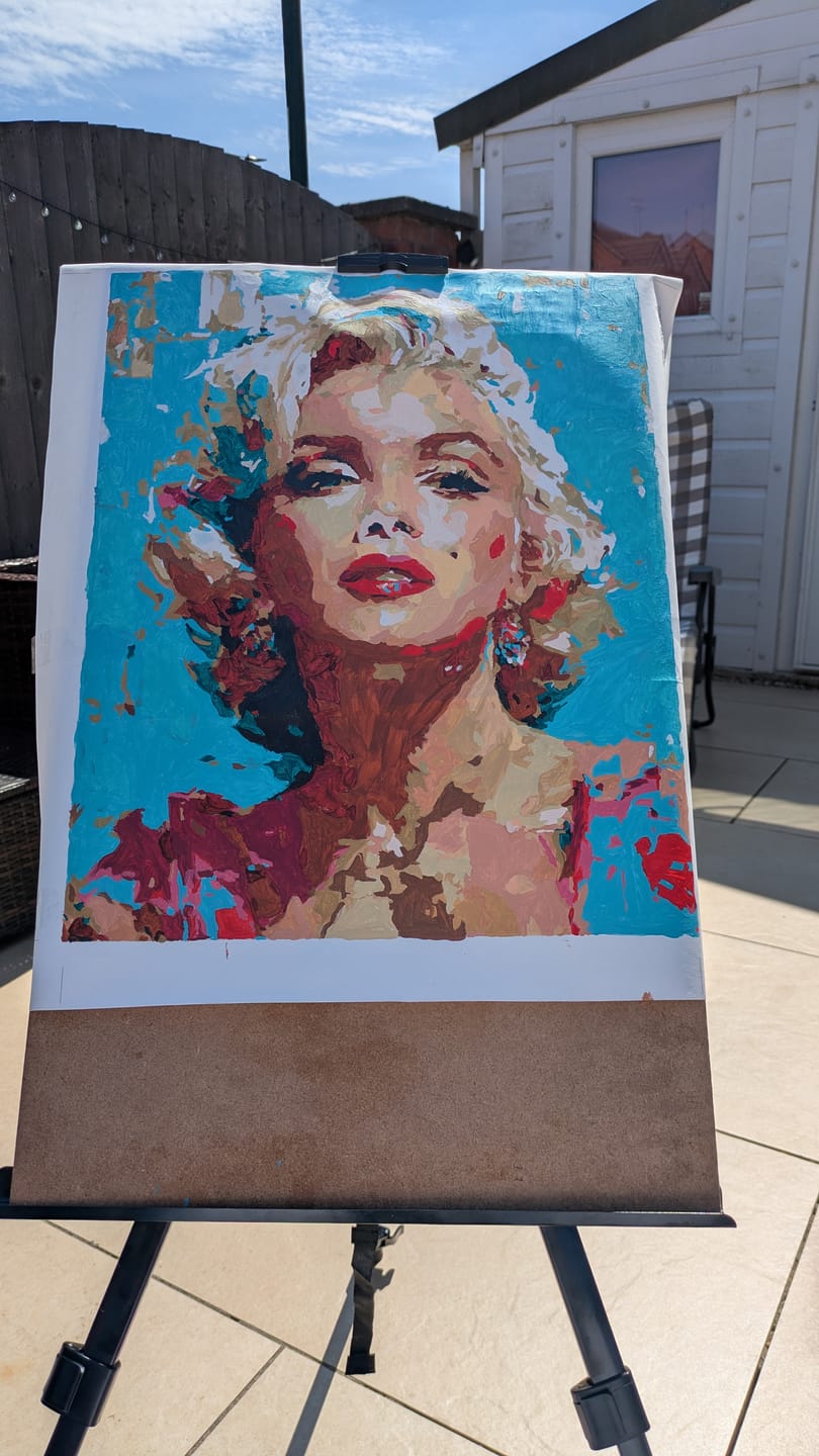 Customer photo review of Sensual Lovers | Paint by Number